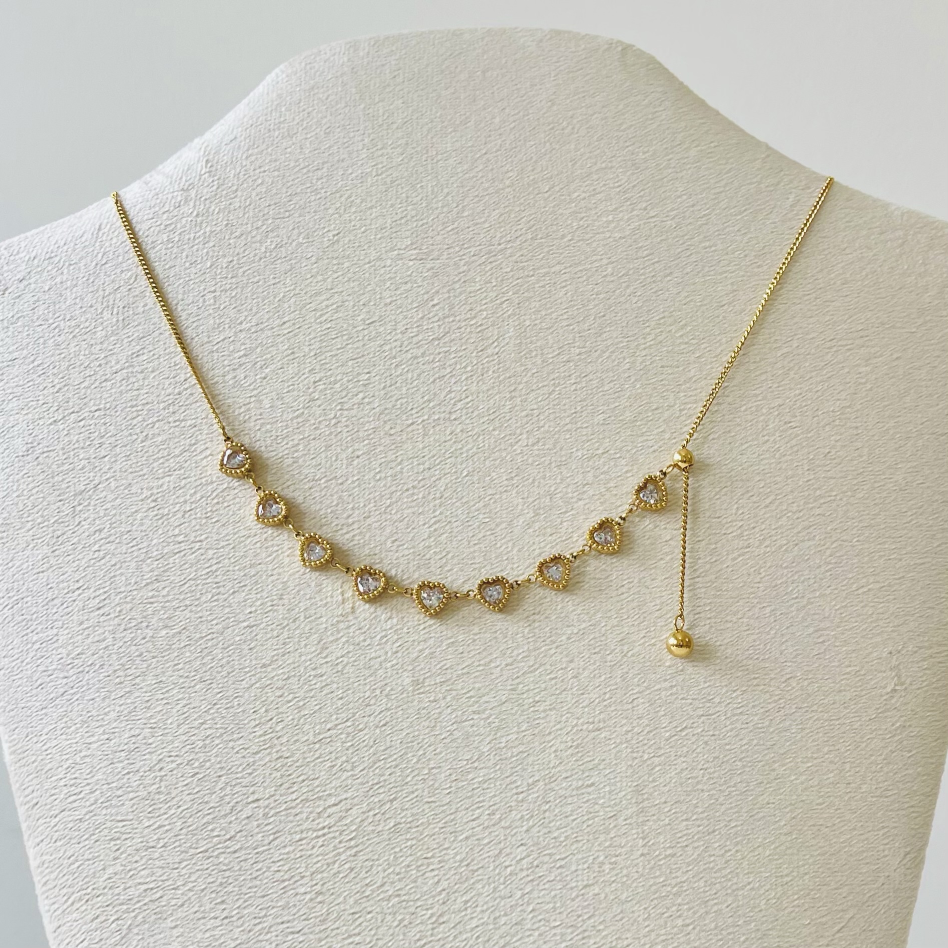 Stainless Hearts Necklace - Image 3