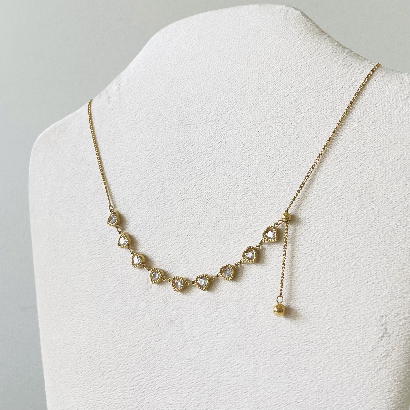 Stainless Hearts Necklace